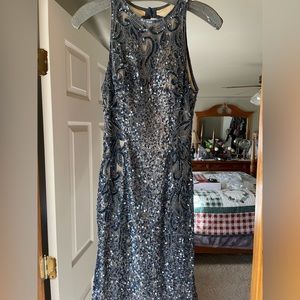 Sequence Scala Formal Dress (Navy)